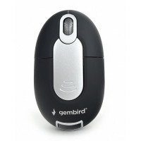 Мышь беспров. Gembird MUSW-600, 2,4ГГц, 1200DPI, 3кн черная