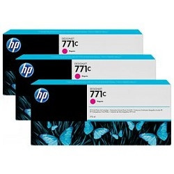 HP B6Y33A Тройная упаковка картриджей, Magenta {DJ Z6200 (775ml)}