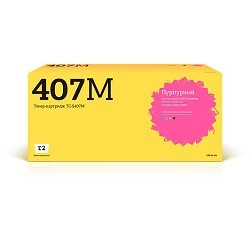 T2 CLT-M407S  Картридж T2 (TC-S407M) для Samsung CLP-320/325/CLX-3185 (1000 стр.) пурпурный, с чипом