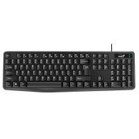 Клавиатура Genius Smart KB-117, {Черный, проводная, USB, 104 клавиши, защита от проливаний, регулировка наклона} [31310016402]