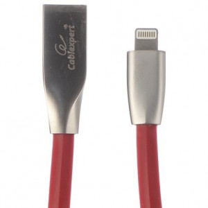 Cablexpert Кабель для Apple CC-G-APUSB01R-1.8M, AM/Lightning, серия Gold, длина 1.8м, красный, блистер