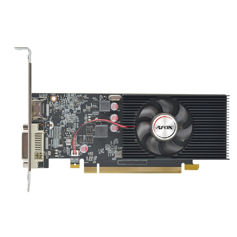 Видеокарта AFOX Geforce GT1030 4GB DDR4 64Bit DVI/HDMI ATX Single Fan (AF1030-2048D5L7) RTL 