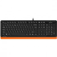 Клавиатура A-4Tech Fstyler FK10  ORANGE черный/оранжевый USB [1147534]