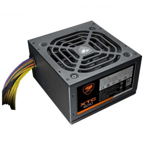 Cougar XTC 600 Блок питания Cougar XTC 600 (Разъем PCIe-2шт,ATX v2.31, 600W, Active PFC, 120mm Fan, Power cord, 80 Plus, Japanese standby capacitors) [XTC600] BULK 