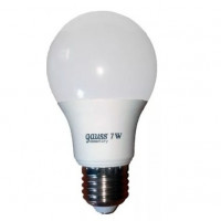 GAUSS 23217A Светодиодная лампа LED Elementary A60 7W E27 520lm 2700K 1/10/100 0 GAUSS 23217A Светодиодная лампа LED Elementary A60 7W E27 520lm 2700K 1/10/100 0