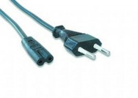 Кабель питания аудио/видео Gembird 1,8м, VDE(0.75мм), 2-pin, черный, пакет [PC-184-VDE-1.8М]