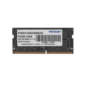 Память DDR4 16Gb 2666MHz Patriot PSD416G26662S RTL PC4-21300 CL19 SO-DIMM 260-pin 1.2В dual rank