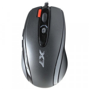 Мышь A4Tech X-718BK USB Black 6 кн, 1 кл-кн, 3200 dpi