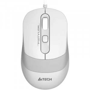 Мышь компьютерная A4Tech Fstyler FM10S белый/серый 1600dpi/USB/4but