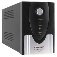 CROWN ИБП CMU-SP650 EURO {650VA, металл, 1x12V/7AH, розетки 2*EURO+1*IEC bybass} [CM000001490]