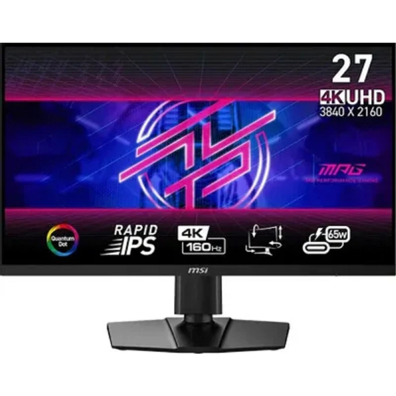 MSI Optix MPG 27" 274URF QD черный {IPS 3840x2160 160Hz 1ms 178/178 400cd 1000:1 2xHDMI DisplayPort USB-C}[9s6-3cc29h-275]