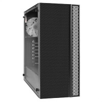 Exegate EX299420RUS Корпус Miditower ExeGate EVO-9211 (ATX, без БП, с окном, 2*USB+1*USB3.0, HD аудио, черный, 1 вент. с RGB подсветкой)