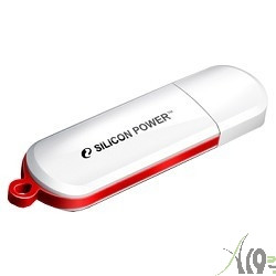 USB 2.0 Silicon Power USB Drive 64Gb, Luxmini 320 [SP064GBUF2320V1W], White