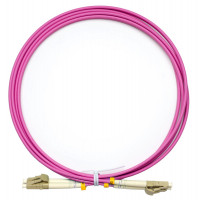 Cabeus FOP-50-OM4-LC-LC-2m Шнур оптический duplex LC-LC 50/125 mm OM4 2м LSZH Cabeus FOP-50-OM4-LC-LC-2m Шнур оптический duplex LC-LC 50/125 mm OM4 2м LSZH