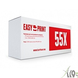 EasyPrint CE255X Картридж EasyPrint LH-55X для HP LJ Enterprise P3015/Canon LBP6750dn (12500 стр.) с чипом