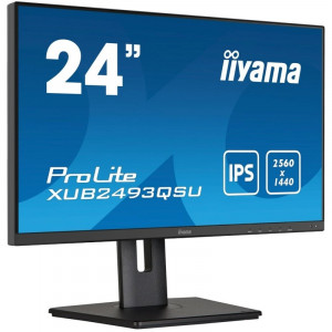 LCD IIYAMA 23.8" XUB2493QSU-B5 {IPS 2560x1440 60Hz 4ms 300cd 8bit(6bit+FRC) HDMI2.0 DisplayPort 3xUSB3.0 2x2W Pivot VESA}