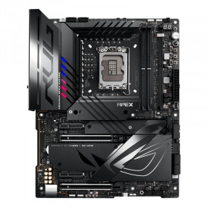 ASUS ROG MAXIMUS Z790 APEX ENCORE (Socket 1700, ATX, 2xDDR5(96GB), 2xPCIe 5.0x16/2xPCIe 4.0x4, 1xLAN (2.5GbE), Wi-Fi 7, BT, 4xSATA 6Gb/s, 5xM.2, 1xDIMM (2xM.2), 1xType-C, 9xUSB 3.2, 2xPS/2, ATX)
