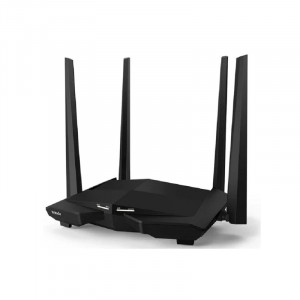 Маршрутизатор Tenda AC10 Двухдиапазонный гигабитный Wi-Fi роутер AC1200 до 300 Мбит/с на 2,4 ГГц + до 867 Мбит/с до 5 ГГц, LAN 3x1 Гбит/с, WAN 1x1 Гбит/с, 4*5dBi внешние антенны