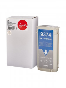 Струйный картридж Sakura C9374A (№72 Grey) для HP Designjet T610/T770/T790eprinter/T1300eprinter/T1100/T1100PS/T1120/T1120PS/T1200/T1200PS/T1200HDMultifunction/T2300eMultifunction, водорастворимый тип чернил, серый, 130 мл.