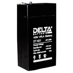 Delta DT 401 (1А\ч, 4В) свинцово- кислотный аккумулятор  