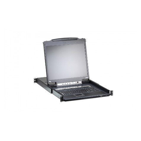 16-портовый IP KVM-переключатель с ЖК-дисплеем Slideaway/ATEN/ SINGLE RAIL 16P PS/2-USB LCDKVMP 17INCH WIH IP