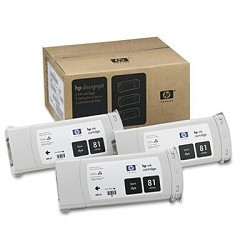 HP C5066A Картридж №81, Black, 3-pack {DJ 5000/5500 (680мл)}