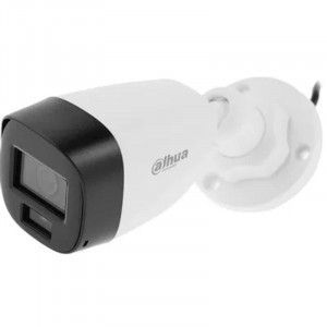 DAHUA DH-HAC-HFW1209CLP-LED-0280B-S2 Уличная цилиндрическая HDCVI-видеокамера с интеллектуальной двойной подсветкой 2Мп, объектив 2.8мм, ИК 20м, LED 20м, IP67, корпус: металл, быстрый монтаж