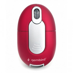 Мышь беспров. Gembird MUSW-605, 2,4ГГц, 1200DPI, 3кн красная
