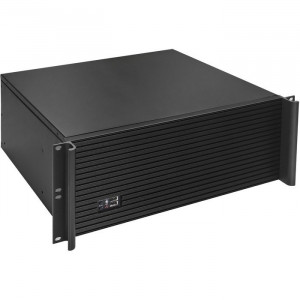 Exegate EX293211RUS Серверный корпус ExeGate Pro 4U390-05 <RM 19", высота 4U, глубина 390, БП 800RADS, USB>