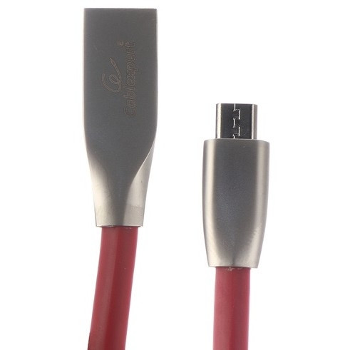 Cablexpert Кабель USB 2.0 CC-G-mUSB01R-1.8M AM/microB, серия Gold, длина 1.8м, красный, блистер				