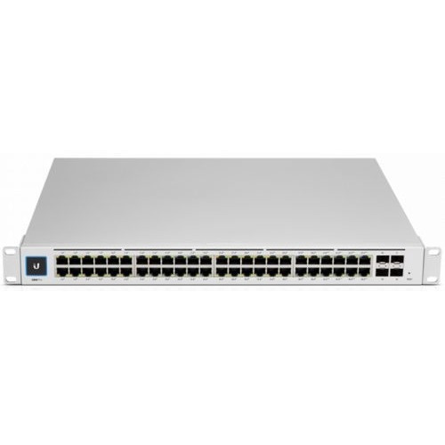 UBIQUITI USW-Pro-48 Коммутатор в стойку, 48х 1G RJ45, 4х 10G SFP+