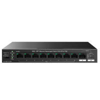 IP-COM G1110PF-8-120W Коммутатор неуправляемый PoE, 10 портов, 9x1 Гбит/с, SFP 1х1 Гбит/с, PoE 8х30 Вт (до 102 Вт), настольный IP-COM G1110PF-8-120W Коммутатор неуправляемый PoE, 10 портов, 9x1 Гбит/с, SFP 1х1 Гбит/с, PoE 8х30 Вт (до 102 Вт), настольный