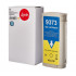 Струйный картридж Sakura C9373A (№72 Yellow) для HP Designjet T610/T770/T790eprinter/T1300eprinter/T1100/T1100PS/T1120/T1120PS/T1200/T1200PS/T1200HDMultifunction/T2300eMultifunction, водорастворимый тип чернил, желтый, 130 мл.
