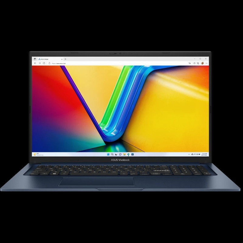 ASUS VivoBook 17 X1704VA-AU880 [90NB13X2-M00BN0] Quiet Blue 17.3" {FHD i5 120U/16GB/SSD512GB/Intel Graphics/FingerPrint/Backlit/DOS}