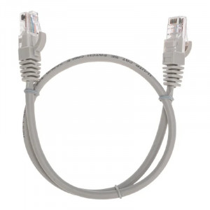 Rexant (02-0100-05) Патч-корд U/UTP, CAT 5e, RJ45-RJ45, 26AWG, LSZH, серый, 0,5м