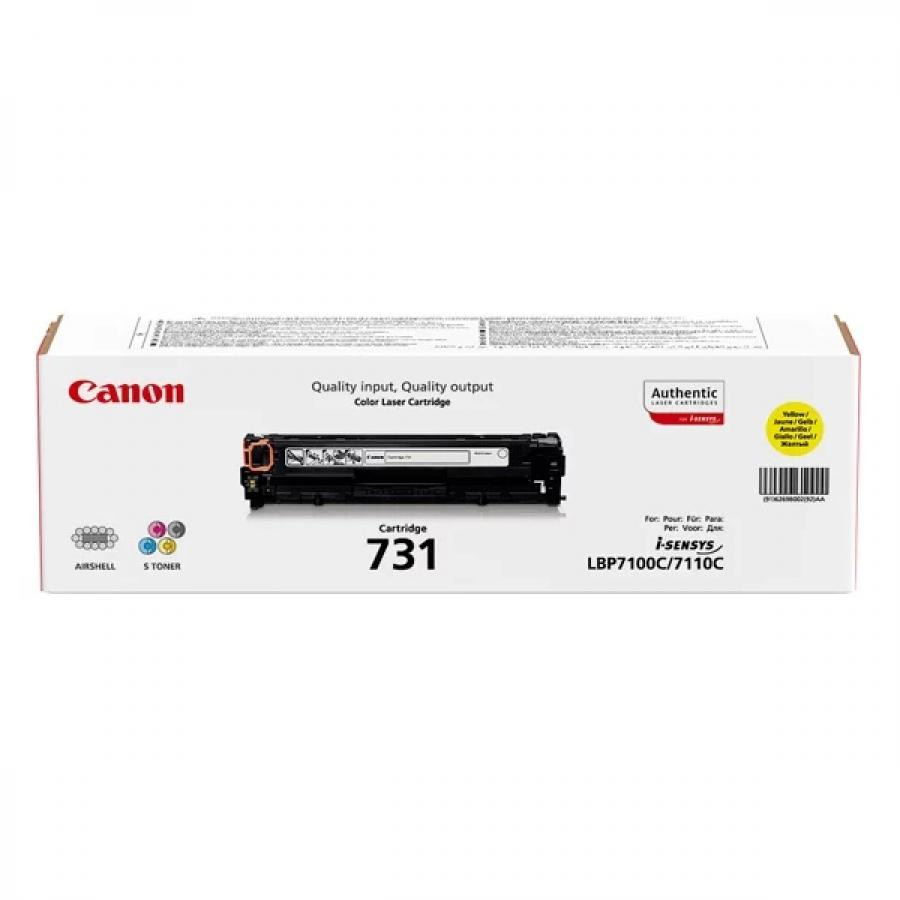 Canon Cartridge 731Y  6269B002 Картридж LBP7100 / LBP7110, Желтый, 1500стр.