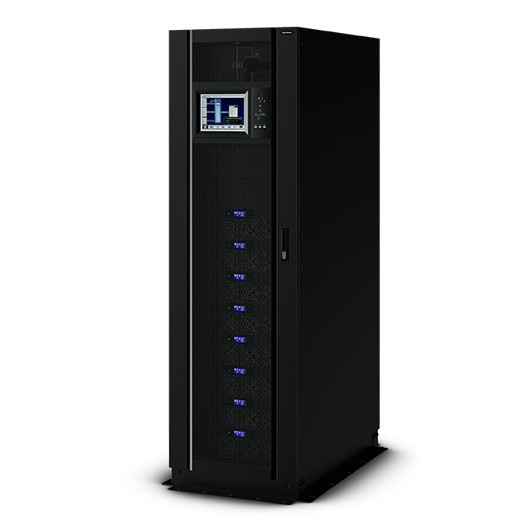 CyberPower SM300KMFX, ИБП вход 3Ф, выход 3Ф, максимальная мощность 300кВА/300кВт при установке 10 силовых модулей SM30KPMX, без батарей,  габариты (ВхШхГ)  2000 х 600 х 1100
