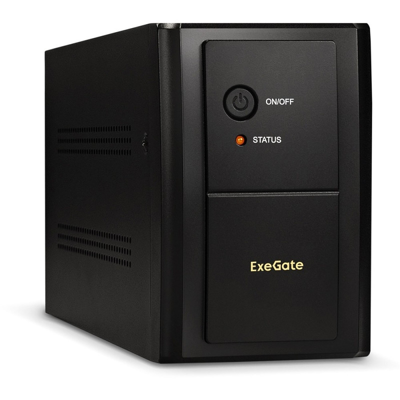 Exegate EP285499RUS ИБП ExeGate SpecialPro UNB-1500.LED.AVR.EURO.RJ <1500VA/950W, LED, AVR, 4 евророзетки, RJ45/11, Black>
