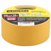 Лента STAYER "MASTER" клейкая, двусторонняя, на полипропиленовой основе, 50мм х 10м [1221-50-10]