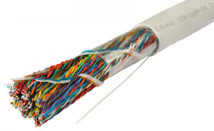 Cabeus UTP-100P-Cat.5-IN-LSZH Кабель витая пара UTP (U/UTP), категория 5, 100 пар (24 AWG), одножильный (solid), LSZH, нг(А)-HF