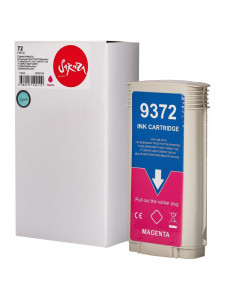 Струйный картридж Sakura C9372A (№72 Magenta) для HP Designjet T610/T770/T790eprinter/T1300eprinter/T1100/T1100PS/T1120/T1120PS/T1200/T1200PS/T1200HDMultifunction/T2300eMultifunction, водорастворимый тип чернил, пурпурный, 130 мл.