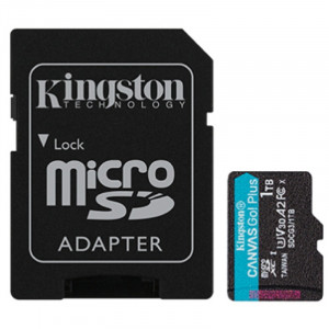 Micro SecureDigital 1TB Kingston SDCG3/1TB Canvas Go! Plus + adapter