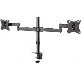 Arm Media LCD-T04 черный 15"-28" макс.14кг настольный поворот и наклон верт.перемещ.
