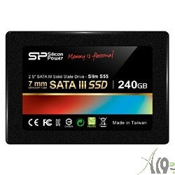 Silicon Power SSD 240Gb S55 SP240GBSS3S55S25 {SATA3.0, 7mm}