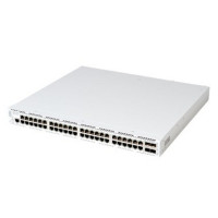 ELTEX MES2448P Ethernet-коммутатор 48 портов 10/100/1000BASE-T (PoE/PoE+), 4 порта 1000BASE-X/10GBASE-R, L3, 2 слота для модулей питания