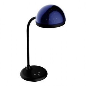 Camelion KD-828  C02  черн.LED(Свет.наст,6.5Вт,230В,360лм,сенс.,рег.ярк,CCT,RGB-ночник"Звезд. небо")