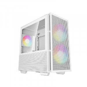 Deepcool CH360 white (mATX, без БП, ARGB, USB3.2 Type-A + USB3.2 Type-C) (R-CH360-WHAPE3-G-1)