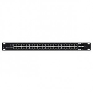 UBIQUITI ES-48-500W 48-портовый коммутатор с раздачей 24 В или 48 В на всех портах! Суммарно выдаваемая мощность на портах 500 Вт!