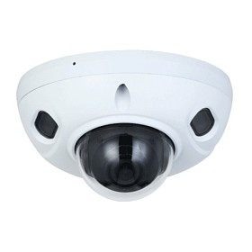 DAHUA DH-IPC-HDBW3241FP-AS-0210B-S2 Уличная мини-купольная IP-видеокамера с ИИ 2Мп, 1/2.8” CMOS, объектив 2.1мм, видеоаналитика, ИК-подсветка до 30м, IP67, IK10, корпус: металл