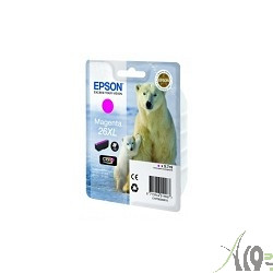 EPSON C13T26334010 Картридж для Epson XP-600, XP-605, XP-700, XP-800, Пурпурный. 26XL MA (cons ink)